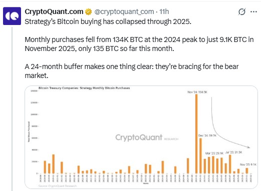 Cryptoquant microstrategy analysis