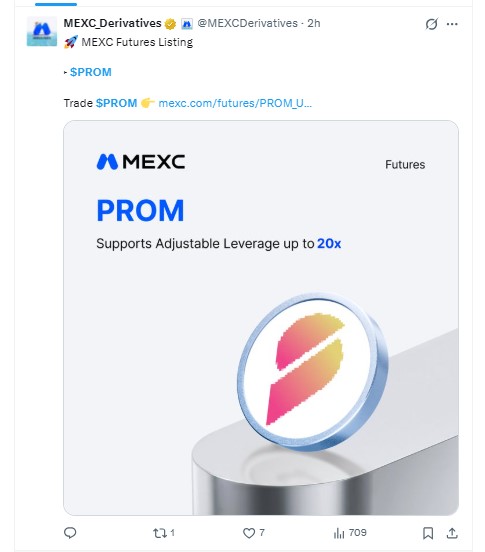 MEXC Derivatives confirmed a fresh futures listing MEXC Derivatives confirmed a fresh futures listing