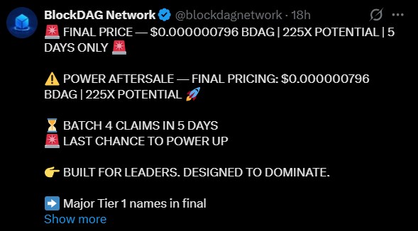 BlockDAG Aftersale Update