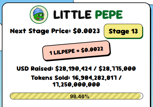 little pepe presale