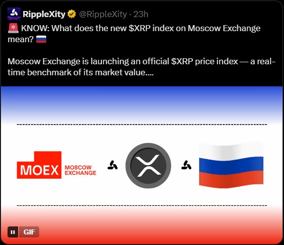 XRP listing on MOEX