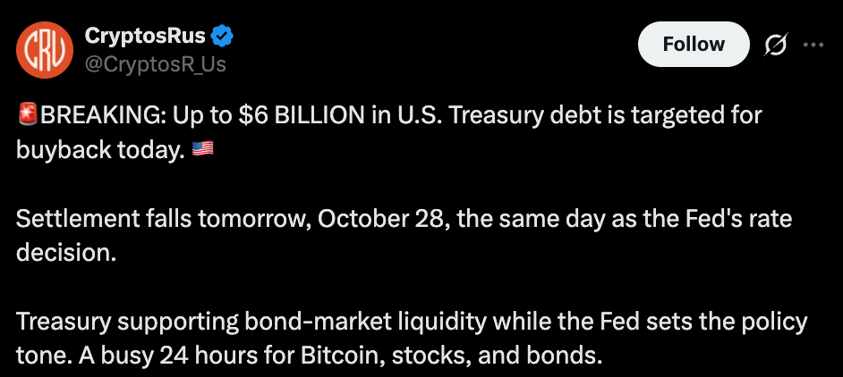 CryptoRus official tweet