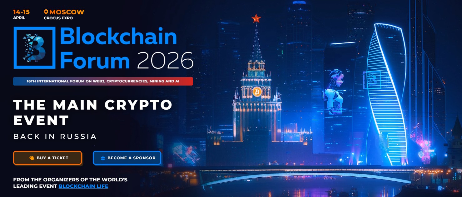Blockchain Forum 2026 is a two-day powerhouse gathering for Web3, crypto, mining and AI in Moscow, R