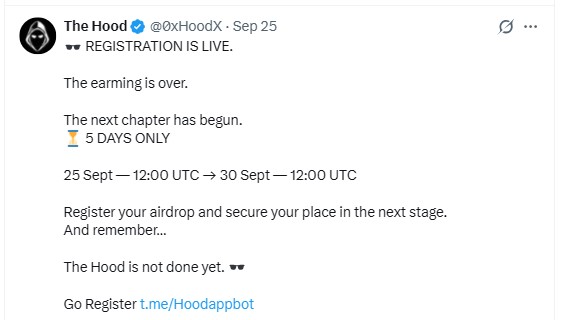 per The Hood post per The Hood post