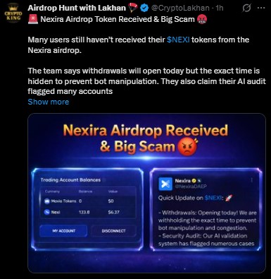 Nexira Scam Concerns