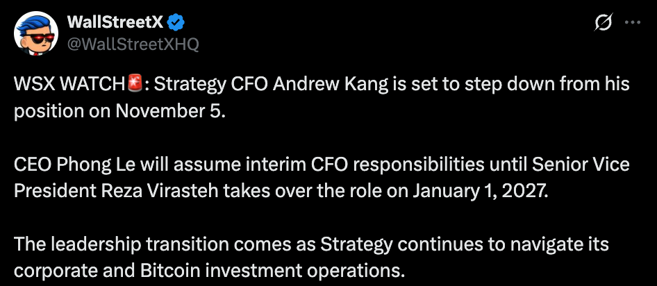 WallstreetX official tweet WallstreetX official tweet