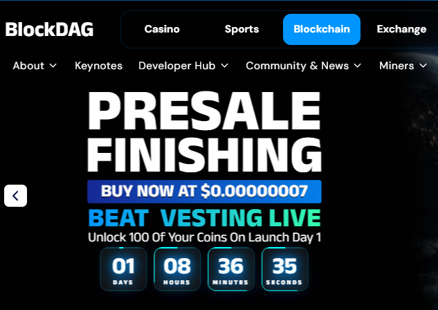BlockDAG Official Presale Page BlockDAG Official Presale Page