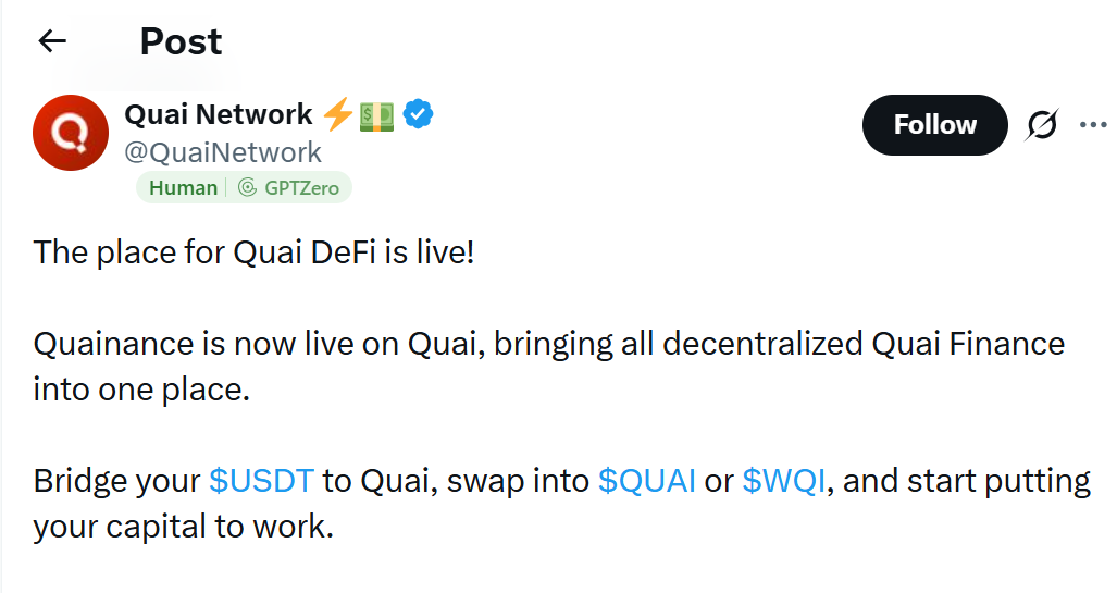 QUAI Network PoES