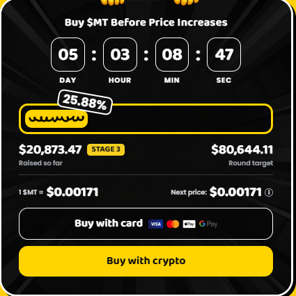 MemeToro Presale update