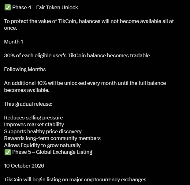 Tikcoin Network Launcg Date and KYC Update Tikcoin Network Launcg Date and KYC Update