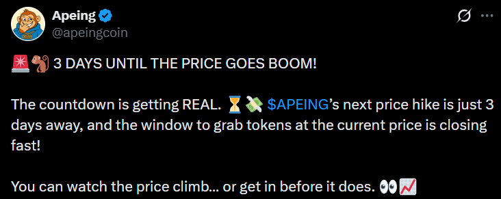 Official X Post Showing Update Official X Post Showing Update