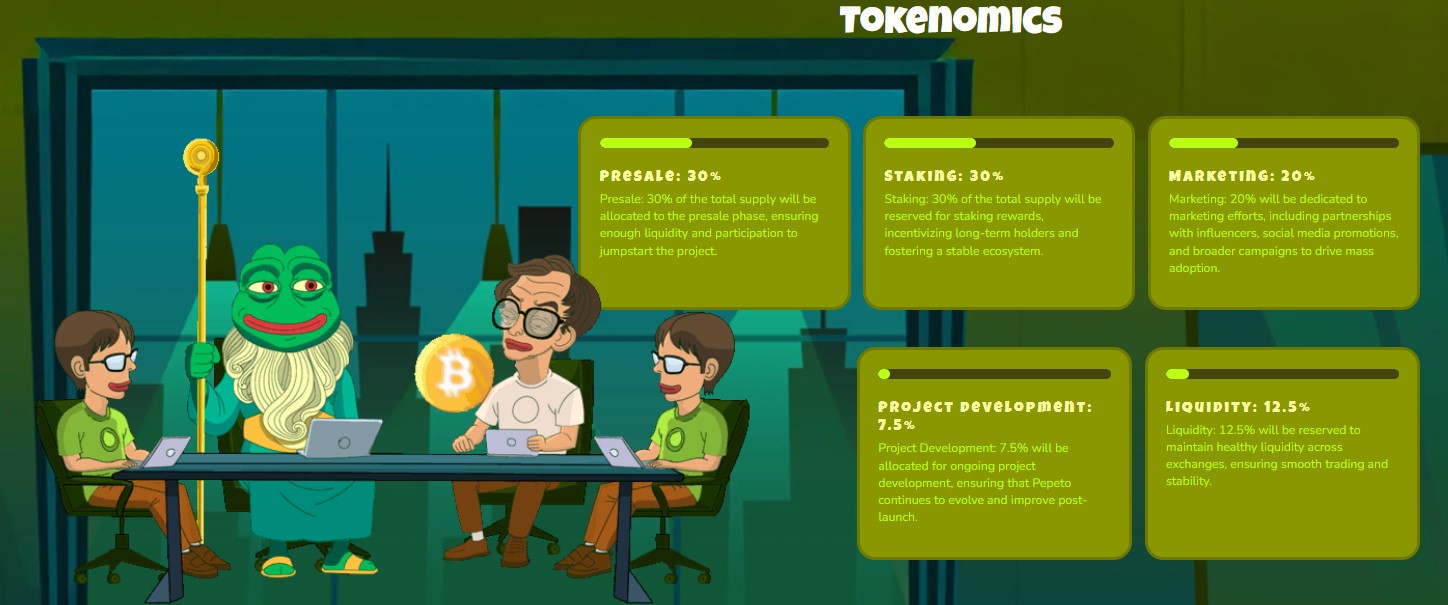The official tokenomics page