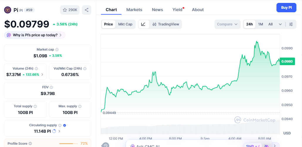 pi coin price today pi coin price today