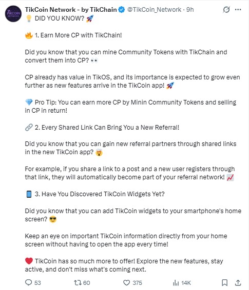 The latest feature tips post