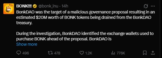 The BonkDAO exploit