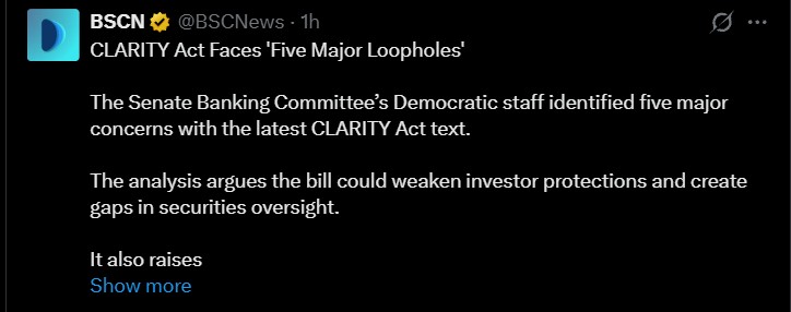 CLARITy Act News Today