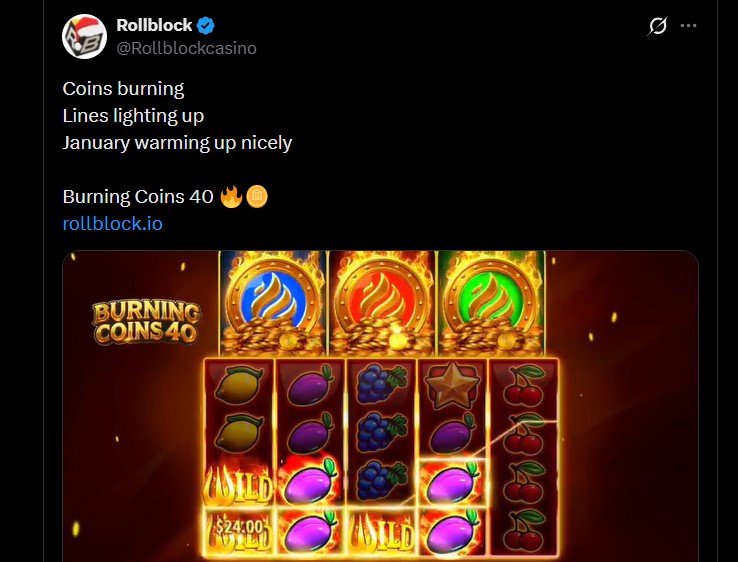 RBLK Burning Coins 40 X Update