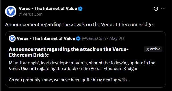 official source of verus hack official source of verus hack