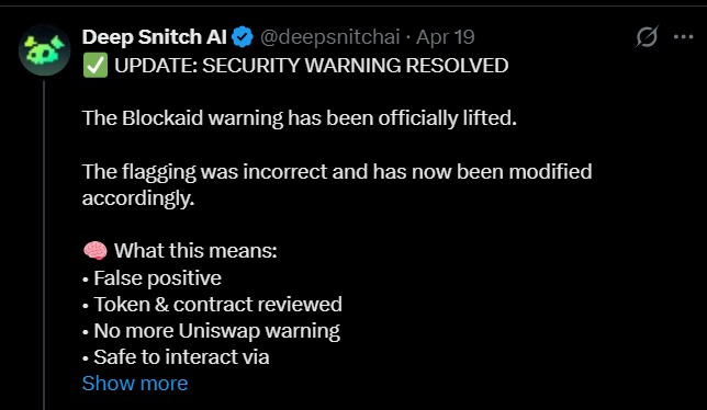 Deepsnitch Red Flag Rectification