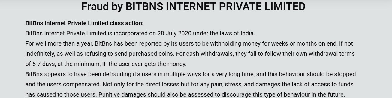 Bitbns Case Report Bitbns Case Report