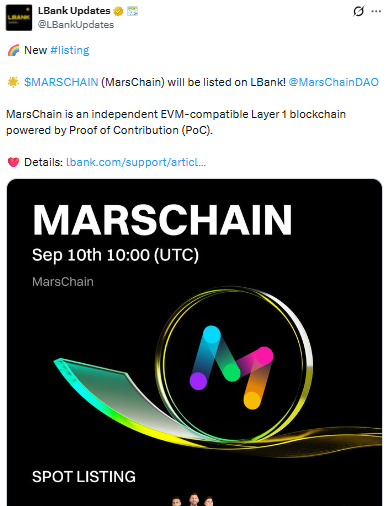 MarsChain positions itself as an independent MarsChain positions itself as an independent