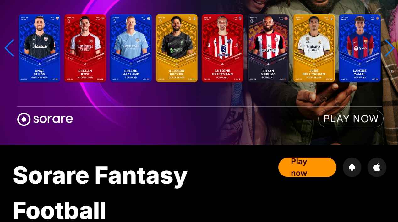 sorare fantasy football game sorare fantasy football game