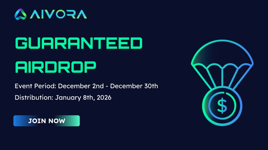 Aivora ($AIVORA) Airdrop – AI Crypto Tools + Free Tokens! Aivora ($AIVORA) Airdrop – AI Crypto Tools + Free Tokens!
