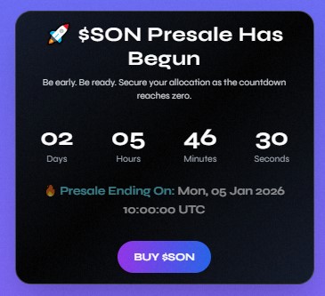 SON Presale end SON Presale end
