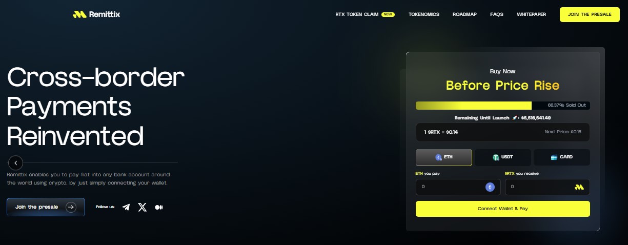 Remittix Cross Border Payments Remittix Cross Border Payments