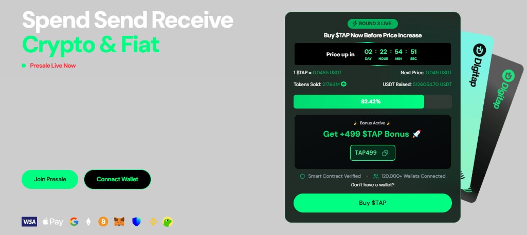 Digitap presale price Digitap presale price
