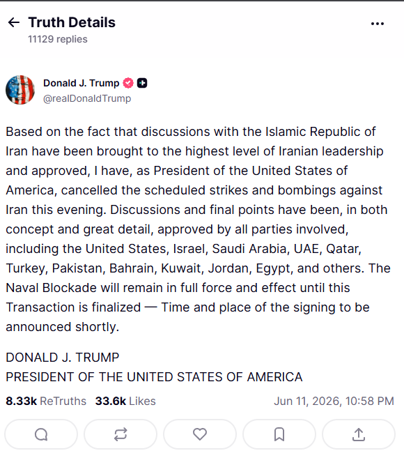 U.S.Trump hours away from military strikes on Iran U.S.Trump hours away from military strikes on Iran