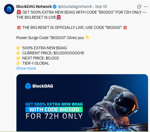 blockdag recent tweet blockdag recent tweet