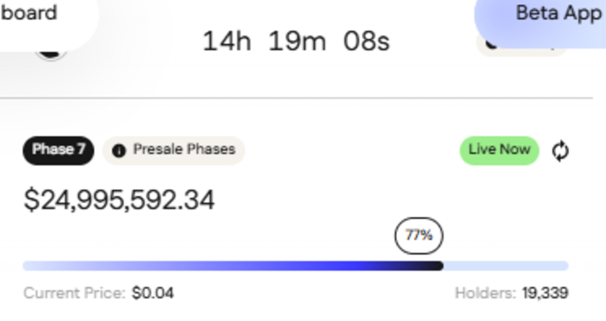 Official Mutuum finance website dashboard of presale Official Mutuum finance website dashboard of presale