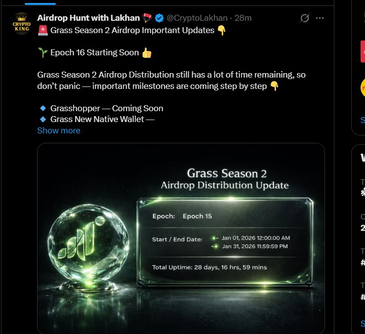 Why Is Grass Airdrop Season 2 Taking Time? Why Is Grass Airdrop Season 2 Taking Time?