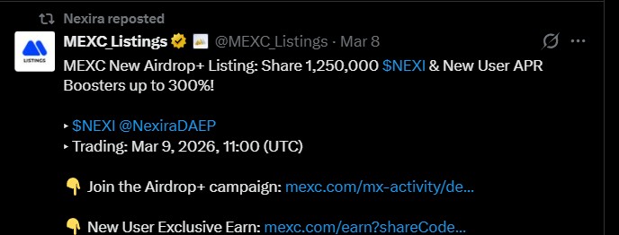 NEXI MEXC Promotions NEXI MEXC Promotions