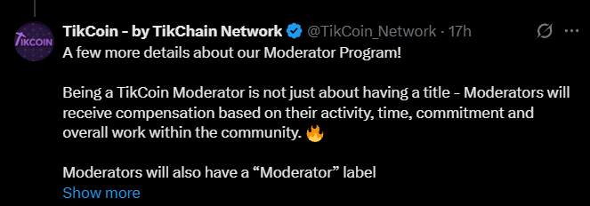 TikCoin App and Moderator Recruitment: What Is Changing? TikCoin App and Moderator Recruitment: What Is Changing?