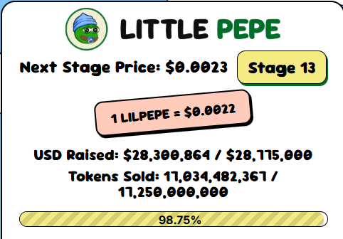 little pepe presale price