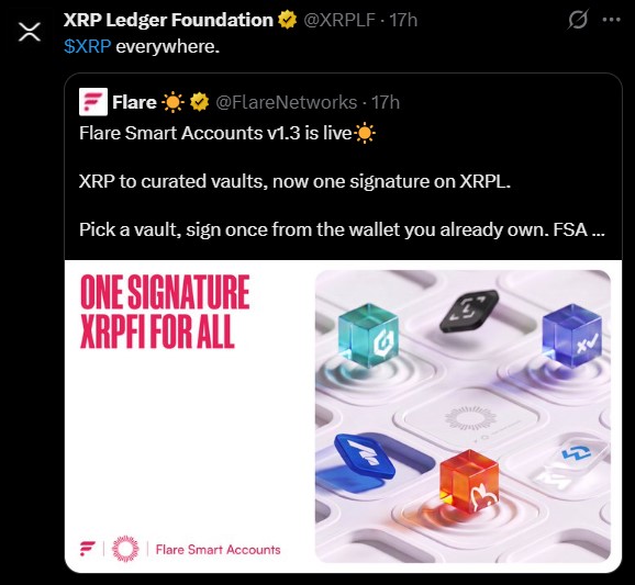 Flare Network latest announcement
