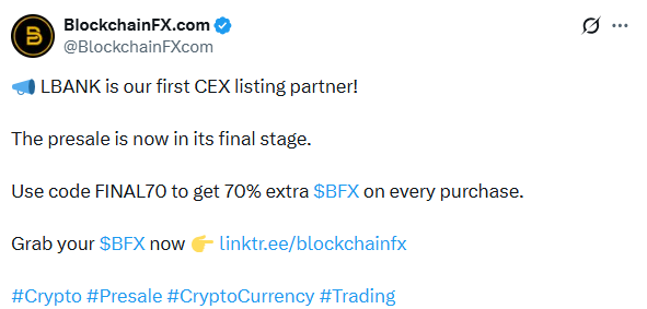 blockchainfx cex listing
