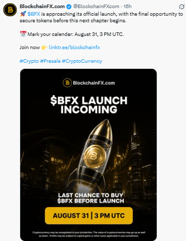 BFX Launch Incoming