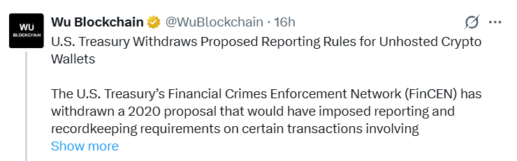 US proposal withdrawal