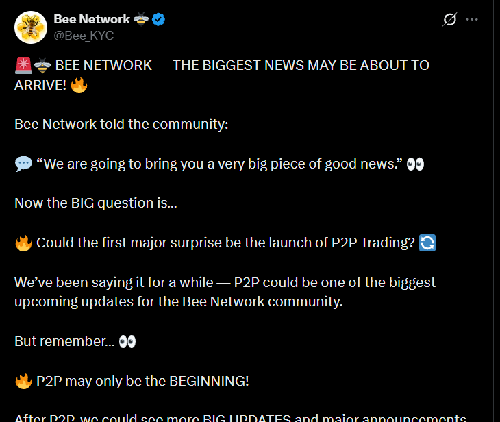 Bee Network TGE Date and Token Launch Remain Unconfirmed Bee Network TGE Date and Token Launch Remain Unconfirmed