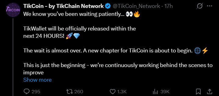 Tikcoin Network News Today Tikcoin Network News Today