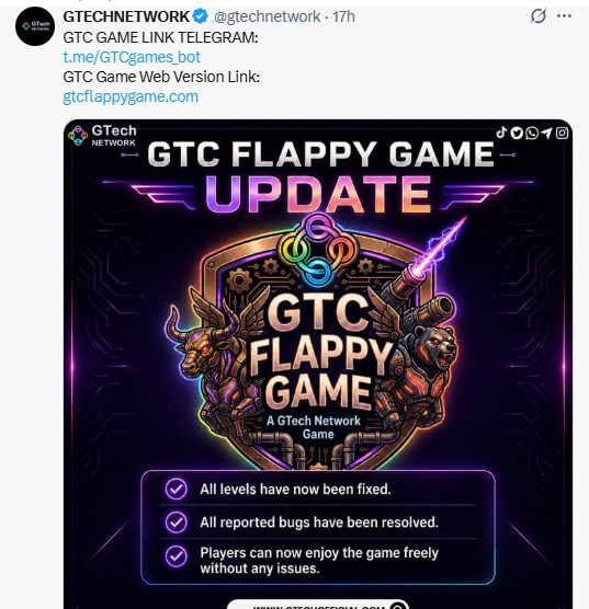 GTC flappy game update