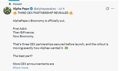 Alphapepe 3rd cex reveal Alphapepe 3rd cex reveal