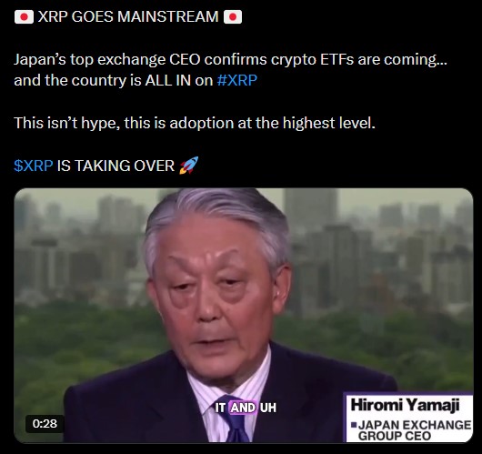 Japan XRP ETFS News