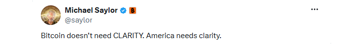  Michael Saylor BTC Comment