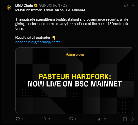 Binance coin latest news