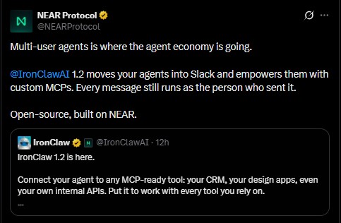 NEAR AI Agent Works Across Slack And Telegram NEAR AI Agent Works Across Slack And Telegram
