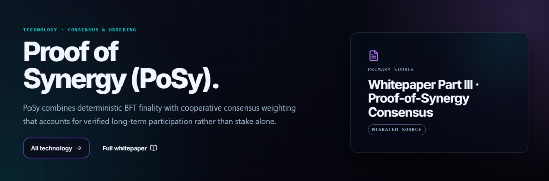 Proof of Synergy page Proof of Synergy page